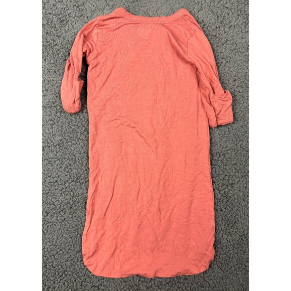 MK & Co.NB Newborn Brick Red Organics Baby Sleep Sack Bamboo Joey Gown Unisex - Picture 2 of 4